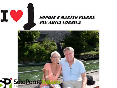 Sophie 60 anni marito Pierre 62 anni