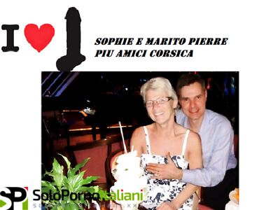 Sophie 60 anni marito Pierre 62 anni
