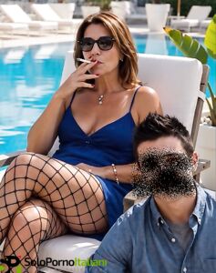 Milf con ammiratore