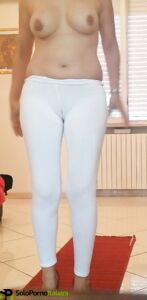 leggins bianchi