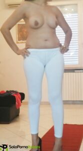leggins bianchi