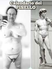 Calendario del pisello statue antiche pene