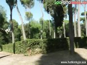 Esibizionista a Roma fa la troia in un parco