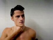 Gilles Rocca Attore italiano completamente nudo