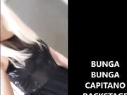 BUNGA BUNGA CAPITANO sul set parte 2