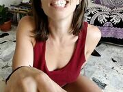 Milf italiana esibizionista nuda su cam4 show live