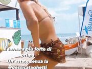 Jessica T. sexy balletto in spiaggia