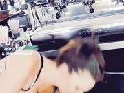 Claudia Loforese calda Barista tettona Tiktok