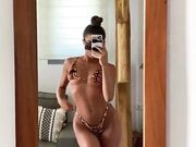 Chiara Selfie allo specchio Prova costume Bikini