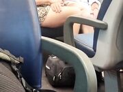 Coppia eccitata in treno lei gran fica