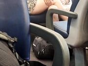 Coppia eccitata in treno lei gran fica