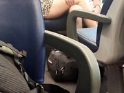 Coppia eccitata in treno lei gran fica