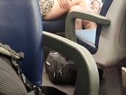 Coppia eccitata in treno lei gran fica