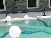 Pompino e scopata in piscina Coppia Italiana