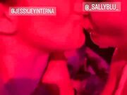 Jessy Jey slingua con Sally Blu al Bergamosex 2022