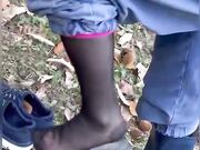 Mother in law feet nylon dirty piedi suocera con calze