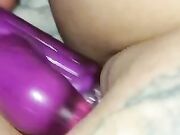 Bbw matura con il dildo