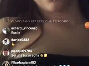 ECCO LE HO USCITE - Diretta Instagram ragazza italiana