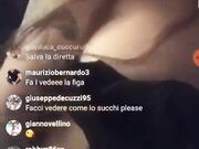 ECCO LE HO USCITE - Diretta Instagram ragazza italiana