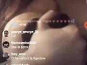 ECCO LE HO USCITE - Diretta Instagram ragazza italiana