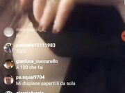 ECCO LE HO USCITE - Diretta Instagram ragazza italiana