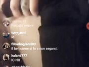 ECCO LE HO USCITE - Diretta Instagram ragazza italiana