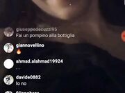 ECCO LE HO USCITE - Diretta Instagram ragazza italiana