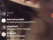 ECCO LE HO USCITE - Diretta Instagram ragazza italiana