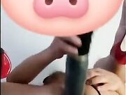 DILDO GIGANTE X MANUELA LA TRAVESTA NAPOLETANA