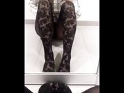 Selfie hot delle mie belle gambe in collant