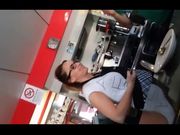 Sexy barista italiana