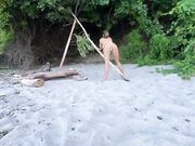 Coppia amatoriale fa sesso in spiaggia