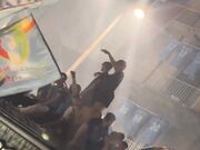 Festeggiamenti scudetto napoli per strada