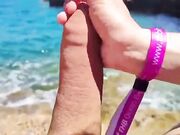 Pompino e scopata in spiaggia a Ibiza