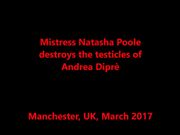 La mistress Natasha Poole ballbusting ad Andrea Diprè