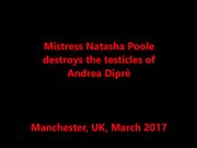 La mistress Natasha Poole ballbusting ad Andrea Diprè