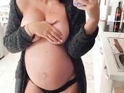 Carolina Barabaschi incinta Tette e pancione