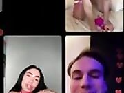 Bibi Santi e Debora sbatacchiano le tettone in live IG