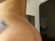 Alessia M. sexy strip of