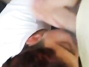 Succhiami le palle - Pompino con ingoio amica lesbica
