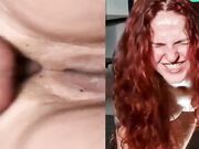 Rossa inculata forte in primo piano