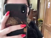 Selfie tette studentessa italiana