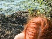 Scopata al tramonto in riva al mare da un nuovo amico