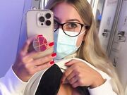 Sono nel bagno dell'aereo
