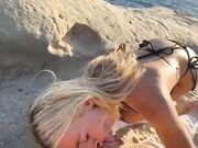 Troia fa pompino in spiaggia
