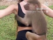 Elisa Esposito e la scimmietta arrapata