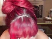 Pompino bellissima ragazza rossa sborrata in bocca