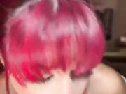 Pompino bellissima ragazza rossa sborrata in bocca