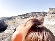 Pompino e scopata in spiaggia coppia nudista