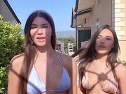 Teen ciociara inizia a fare la troietta
